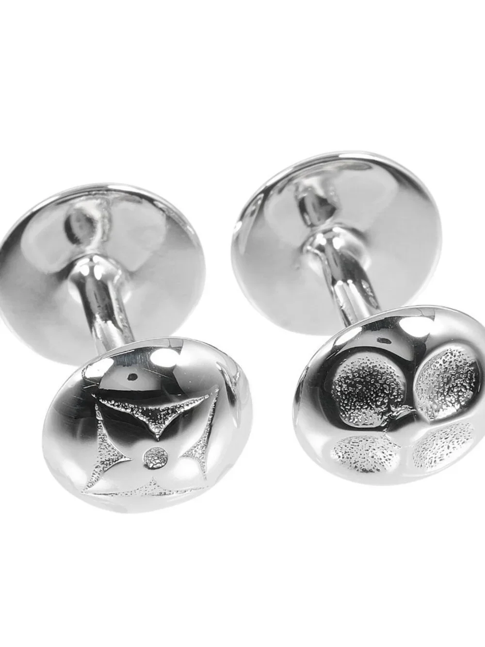 LOUIS VUITTON Buton de Manchette cuffs M65059 crew Silver925 mens